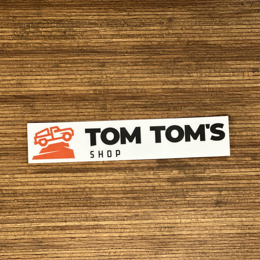 Tom Tom's Shop Rectangle Decal