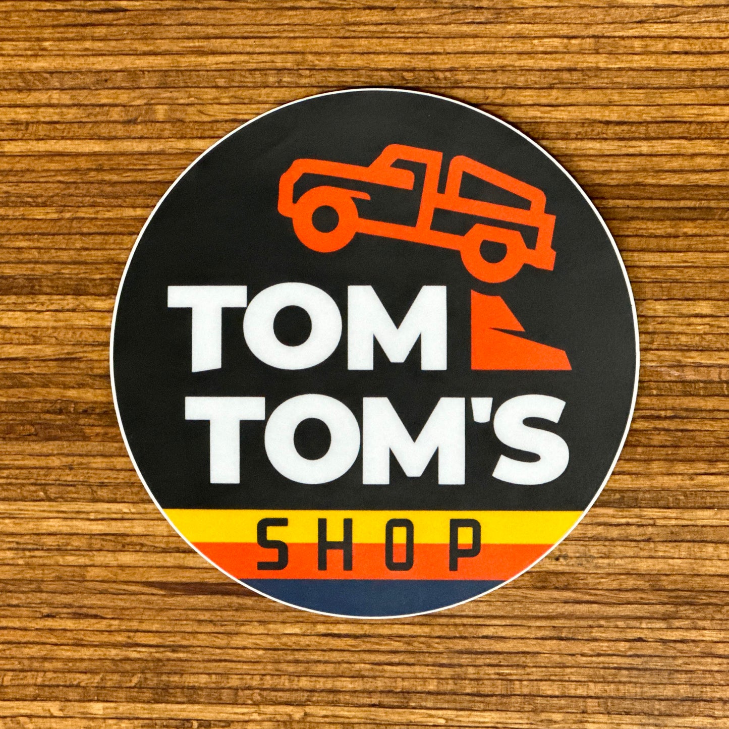 Tom Tom's Shop Circle Decal