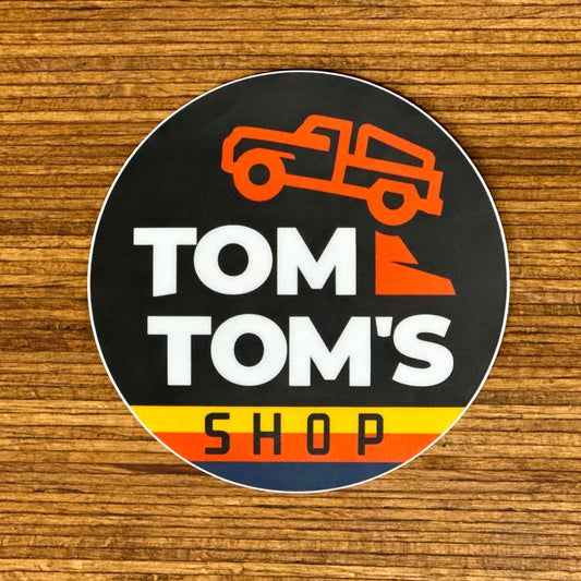 Tom Tom's Shop Circle Decal